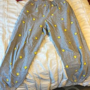 Pacsun Smiley Sweatpants